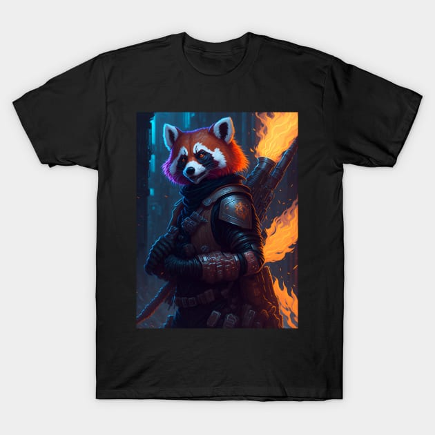 Flame Forged Paws T-Shirt by star trek fanart and more